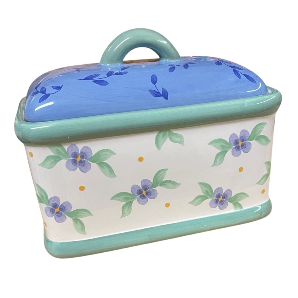 PFALTZGRAFF Floral MELISSA PATTERN Ceramic Butter/Cheese Dish with Lid stoneware - Picture 5 of 14